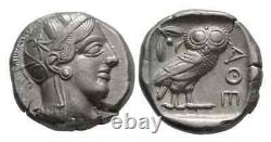 1147. Attica, Athènes Ar Tetrachm. Vers 454-404 Av. J.-c.