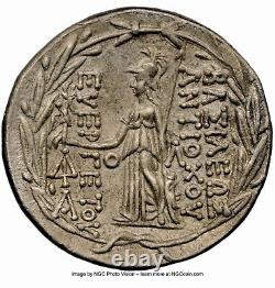 138-129 Bc Seleucid Kingdom Antiochus VII Ar Tetradrachm Argent Ngc Choice Xf
