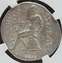 223-211 avant J.-C. Antiochos III Le Grand Tétradrachme en argent NGC CH Fine (Antiochus)