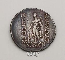 2ème Siècle Avant J.-c. Thrace Grecque Thasos Dionysus Hercules Tetradrachme D'argent