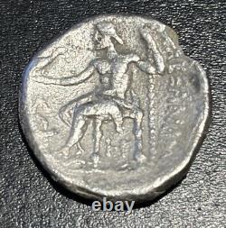 307-297 av. J.-C. Roi macédonien grec Kassandre Alexandre III Le Grand AR Tétradrachme