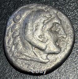315-294 Av. J.-C. Roi macédonien grec Kassandre Alexandre III Le Grand AR Tétradrachme