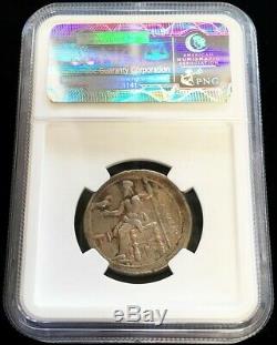336 323 Bc Argent Macedon Tetradrachm Alexander III Coin Ngc Choix Très Fin