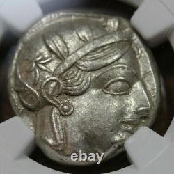440-404 B. C. Tétradrachme D'argent Grec Ancien, Chouette D'athènes, Ngc Au État