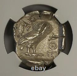 440-404 Bc Attica, Athens Ar Tetradrachm Ancien Grec Argent Coin Owl Ngc Xf