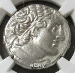 80-51 Bc Ptolémaïque Royaume Ar Tetradrachm Ptolémée XII Coin Ngc A Propos Unc 4/5 5/5