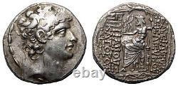 Aet Seleukos VI Epiphanes Ar Tetradrachme. Ef-/ef. Antioche Menthe, 96-94 Av. J.-c.