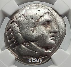 Alexander III Le Grand 311bc Tétradrachme D'argent Grec Ancien Monnaie Ngc I60188