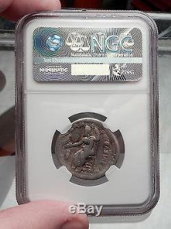 Alexander III Le Grand 323bc Macédoine Tétradrachme D'argent Grec Monnaie Ngc I59836