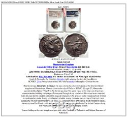 Alexander III Le Grand 325bc Pella Tétradrachme Argent Grec Monnaie Ngc I69561
