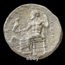 Alexander Le Grand Tétradrachme Durée De Vie-320 Av. J.-c. Damas Hérakles, Zeus Ram Coin