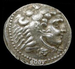 Alexander Le Grand Tétradrachme Mint. Herakles / Zeus. Pièce Grecque Ancienne