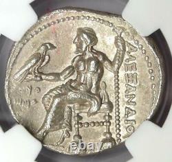 Alexander The Great III Ar Tetradrachm Coin 336-323 Bc Certifié Ngc Au