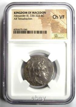 Alexander The Great III Ar Tetradrachm Coin 336-323 Bc Certified Ngc Choice Vf