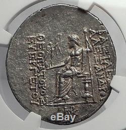 Alexandre Ier Balas Seleukid Ancien Argent Grec Tetradrachm Numismatique, Ngc Châu I62341