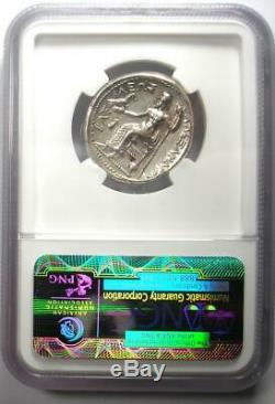 Alexandre Le Grand Ar Tetradrachm Coin 336-323 Bc Certifié Ngc Au Rare
