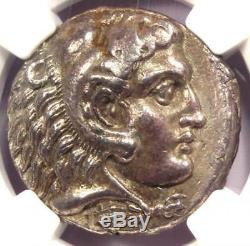 Alexandre Le Grand Ar Tetradrachm Coin 336-323 Bc Ngc Choice Au De Nice