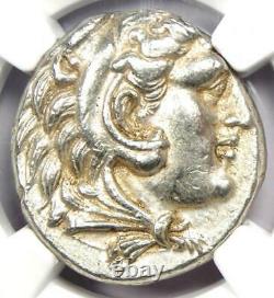 Alexandre Le Grand III Ar Argent Tetrachme Seleucus I Coin 312-281 Av. J.-c. Ngc Au