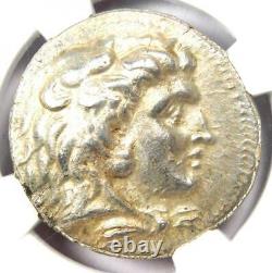 Alexandre Le Grand III Ar Argent Tetradrachm Coin 336-323 Av. J.-c. Certifié Ngc Au