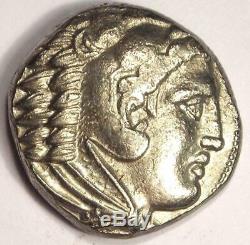 Alexandre Le Grand III Ar Tetradrachm Coin 336-323 Bc Au Rare Condition
