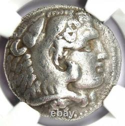 Alexandre Le Grand III Ar Tetradrachm Coin 336-323 Bc Certifié Ngc Ch Fine