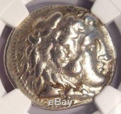Alexandre Le Grand III Ar Tetradrachm Coin 336-323 Bc Certifié Ngc Vf