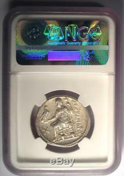 Alexandre Le Grand III Ar Tetradrachm Coin 336-323 Bc Certifié Ngc Vf