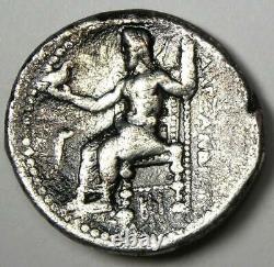 Alexandre Le Grand III Ar Tetradrachm Coin 336-323 Bc Vf / Xf Détails