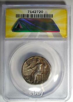 Alexandre Le Grand III Ar Tetradrachm Silver Coin 336-323 Bc Anacs Vf30