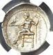 Alexandre Le Grand Iii Ar Tetradrachm Silver Coin 336-323 Bc Certifié Ngc Au