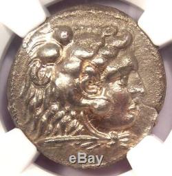Alexandre Le Grand III Ar Tetradrachm Silver Coin 336-323 Bc Certifié Ngc Xf