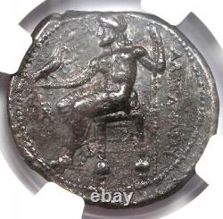 Alexandre Le Grand III Ar Tétradrachme Ptolémée I Coin 336-323 Bc Ngc Choice Vf