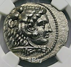 Alexandre Le Grand Superbe (336-323 Bc) Tetradrachm. Grec Ancien Silver Coin
