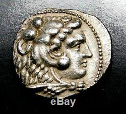 Alexandre Le Grand. Superbe Tetradrachm Ca. 320-319 Bc Grec Ancien Silver Coin