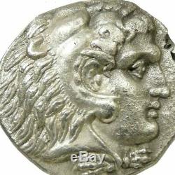 Alexandre Le Grand Tétradrachme Philippe III Héraclès Grec Ancien Silver Coin