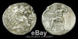 Alexandre Le Grand Tétradrachme Philippe III Héraclès Grec Ancien Silver Coin