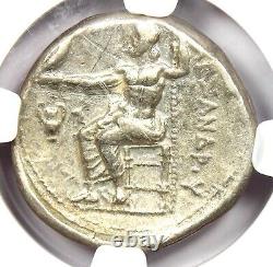 Alexandre le Grand III AR Tétradrachme 336-323 av. J.-C. NGC Choice VF. Émission à vie