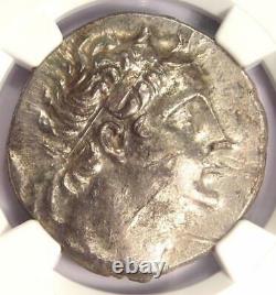 Ancien Bithynian Nicomedes III Ar Tetradrachm Coin 127-94 Bc Certified Ngc Au