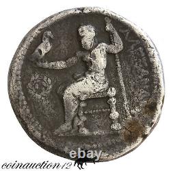Ancien Grec Alexandre III Argent Tétradrachme Colophon Monnaie 310-301 Bc