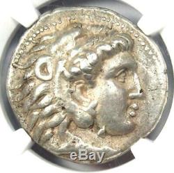 Ancien Macedon Philippe III Ar Tetradrachm 323-317 Bc Coin Certifié Ngc Vf