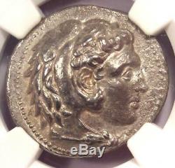 Ancien Macedon Philippe III Ar Tetradrachm Coin 323-317 Bc Certifié Ngc Ch Vf