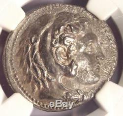 Ancien Macedon Philippe III Ar Tetradrachm Coin 323-317 Bc Certifié Ngc Ch Vf