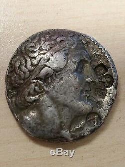 Ancien Silver Coin, Egypte, Ptolémée Et Retour Aigle, Tetradrachm État De Nice