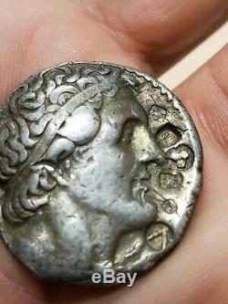 Ancien Silver Coin, Egypte, Ptolémée Et Retour Aigle, Tetradrachm État De Nice