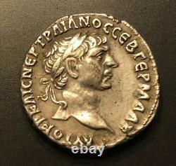 Ancien Tétradrachme D'argent Romain Trajan Tyre 98-117 A. D