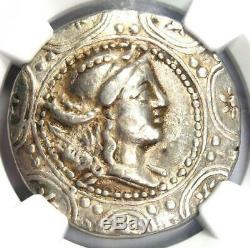 Anciens Celtes Bas Danube Première Meris Ar Tetradrachm Monnaie 100 Av. Ngc Choix Vf