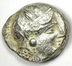 Ancient Athènes Grèce Athena Owl Tetradrachm Coin (393-294 Av. J.-c.) Choix Vf
