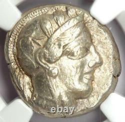 Ancient Athènes Grèce Athena Owl Tetradrachm Coin (440-404 Av. J.-c.) Ngc Choice Vf