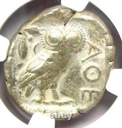 Ancient Athènes Grèce Athéna Owl Tetradrachm Coin (440-404 Av. J.-c.) Ngc Vf