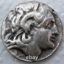 Ancient Et Médicament Silver Greek Coin 288 Av. J.-c. Thrace Lysimachus Tetradrachme